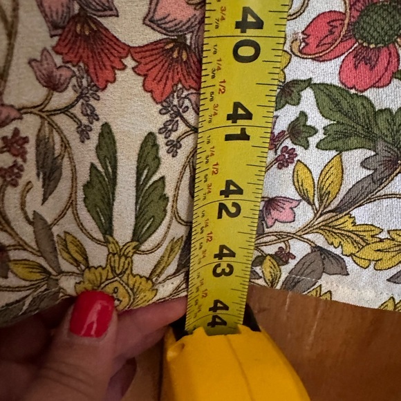 NVME from ASOS CURVE Ivory Floral Dress US 18 UK 22 Plus Size Maxi sundress sun - Picture 5 of 7